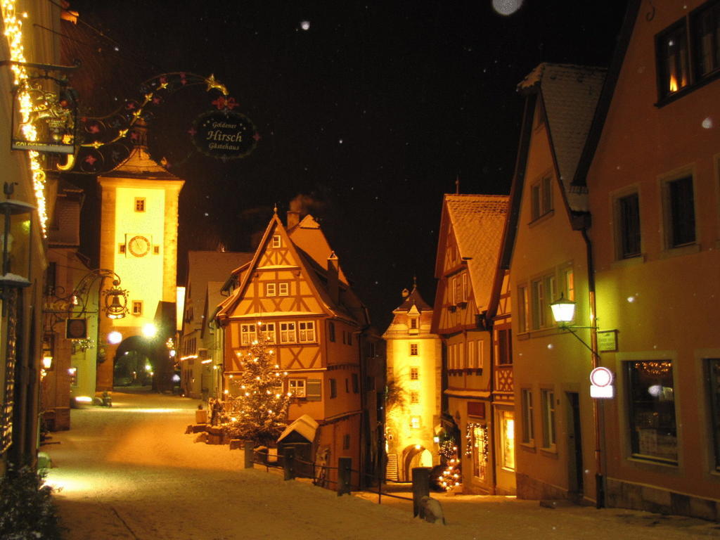 Historik Hotel Goldener Hirsch Rothenburg Rothenburg ob der Tauber Exterior foto